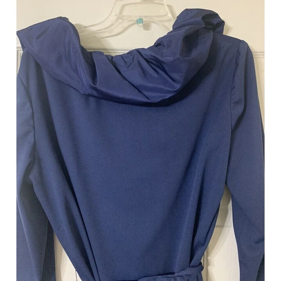 Vintage 60s/70s Navy Blue Midi Cocktail Dress by Umba for Parues Feinstein - Picture 8 of 9